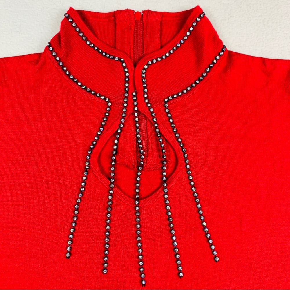 REBA | Long Sleeve Red Top